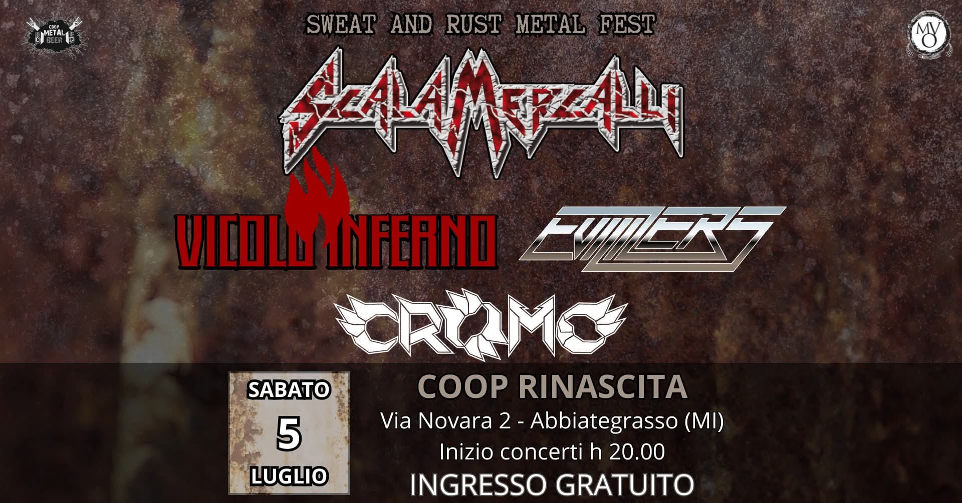 Cromo live Sabato 5 Luglio